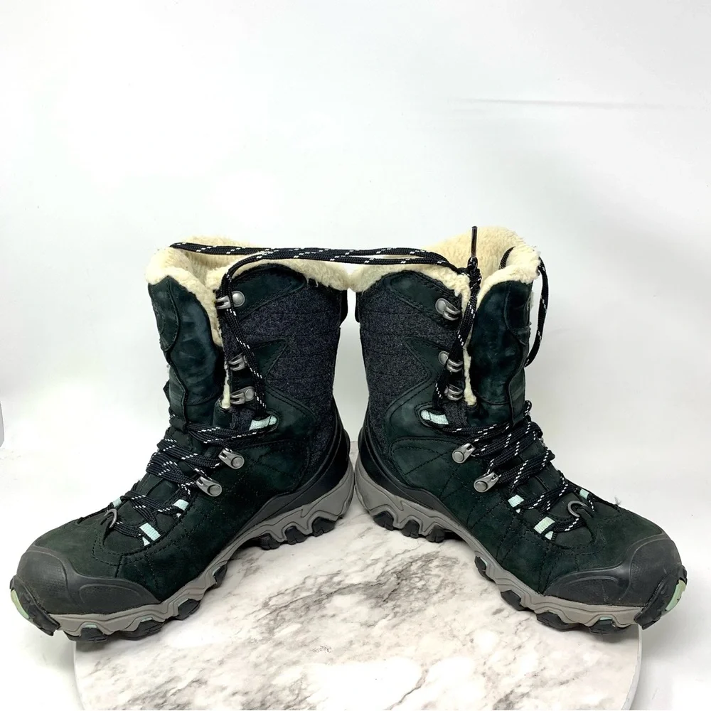 Oboz Bridger 9" Insulated Winter Waterproof Hiking Boots 6/36 Activewear Outdoor - Picture 7 of 16